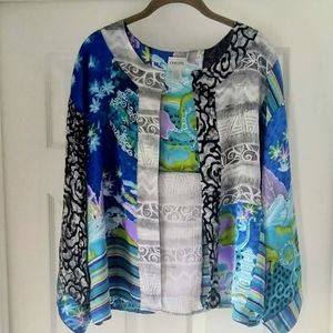 Chico's Open Front Jacket Top